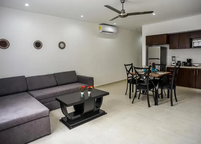 Apartment And Penthouse Blue Luxury Kukulkan